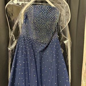 Jovani K68936 Navy Size 14